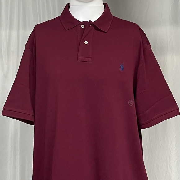 Polo Ralph Lauren Other - New Large Polo Ralph Lauren Maroon Blue Poloman Shirt